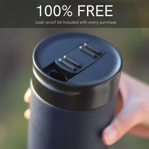 Brewski 2-in-1 Can Cooler & Coffee Flask (500ml)