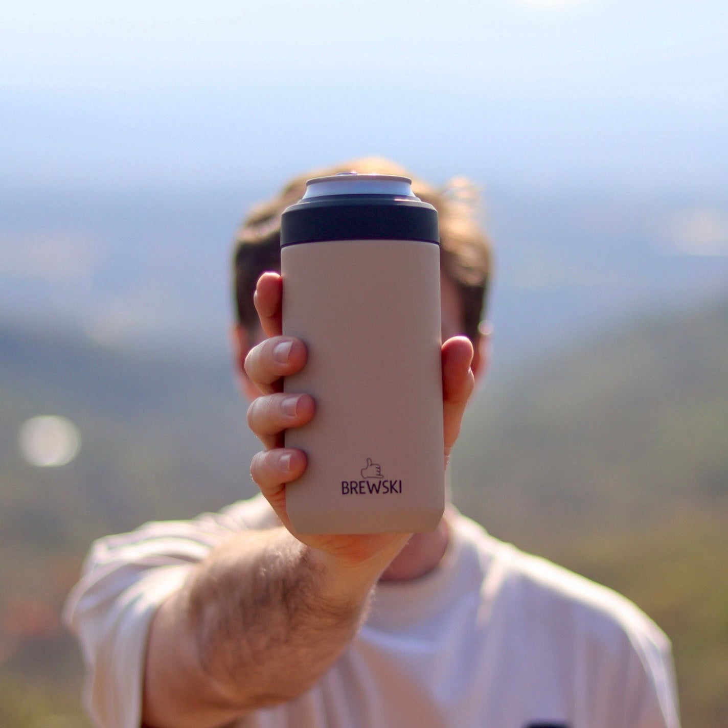 Brewski 2-in-1 Can Cooler & Coffee Flask (500ml)