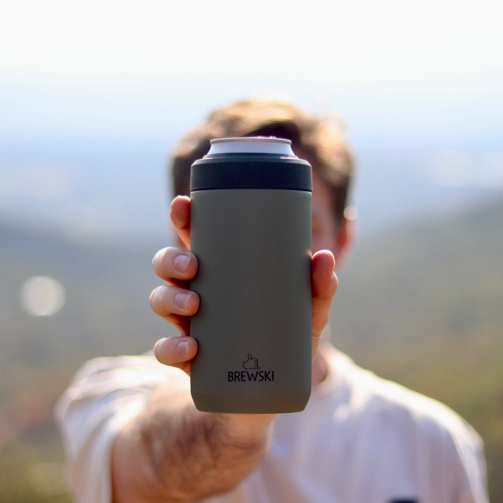 Brewski 2-in-1 Can Cooler & Coffee Flask (500ml)