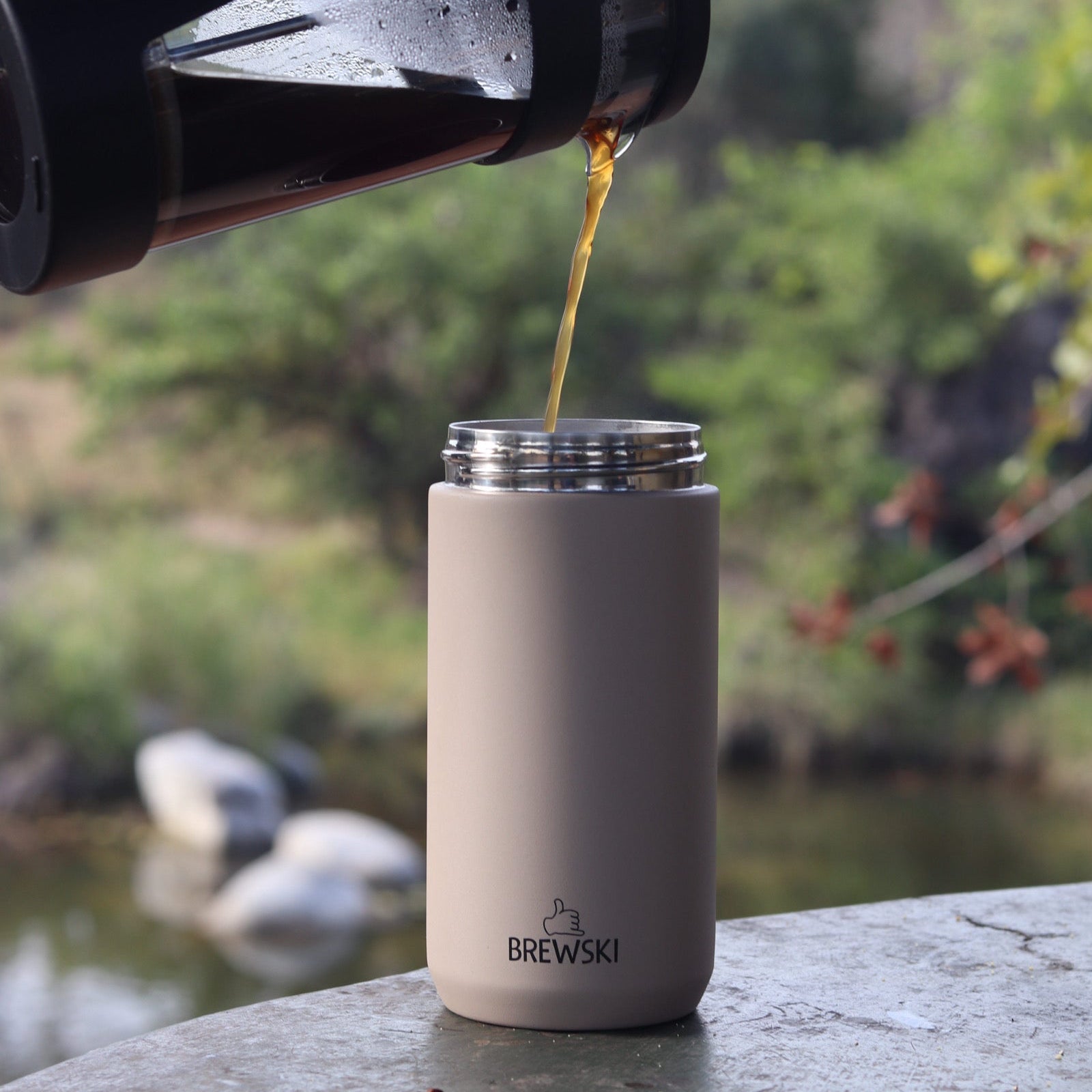 Brewski 2-in-1 Can Cooler & Coffee Flask (500ml)